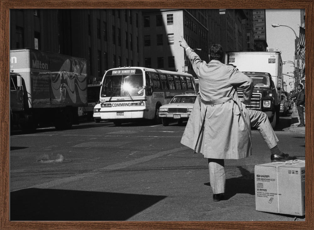 Bus please! (from the series "Manly") Poster